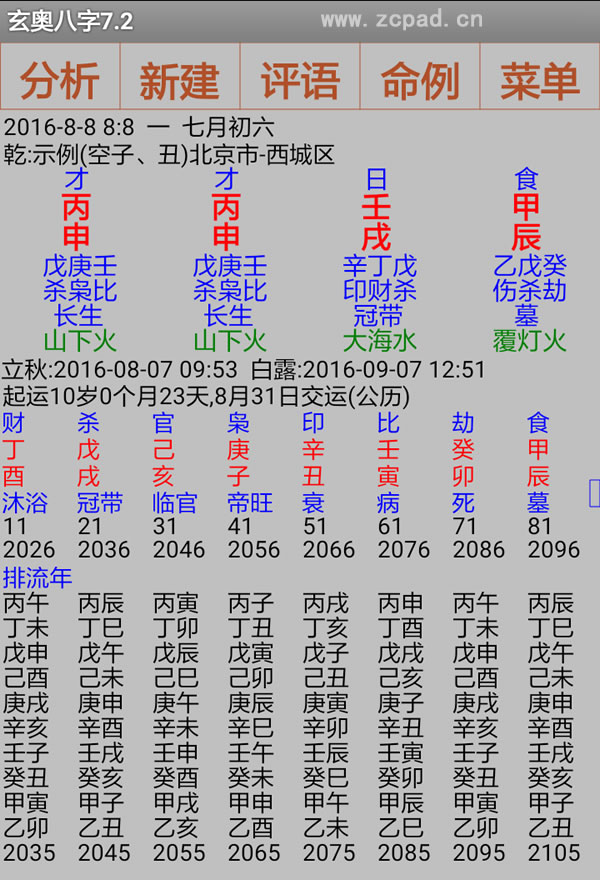 玄奥安卓手机版八字软件